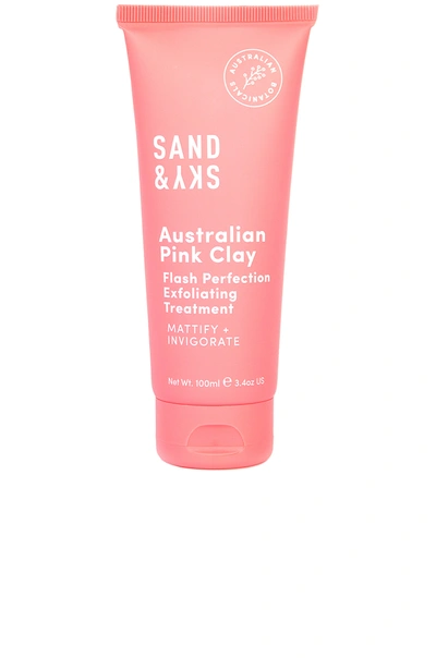 Sand & Sky Pink Clay Flash Perfection Exfoliating Treatment In N,a