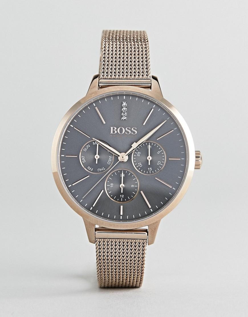 hugo boss watch gold