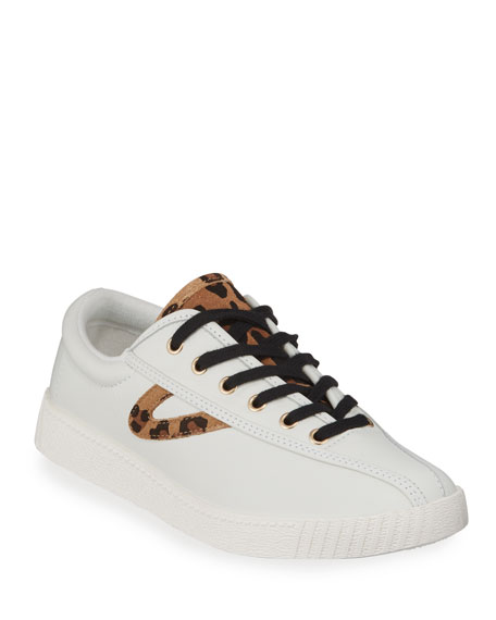 tretorn shoes leopard