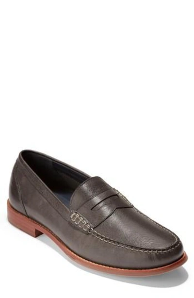Cole Haan 'pinch Grand' Penny Loafer In Magnet Leather
