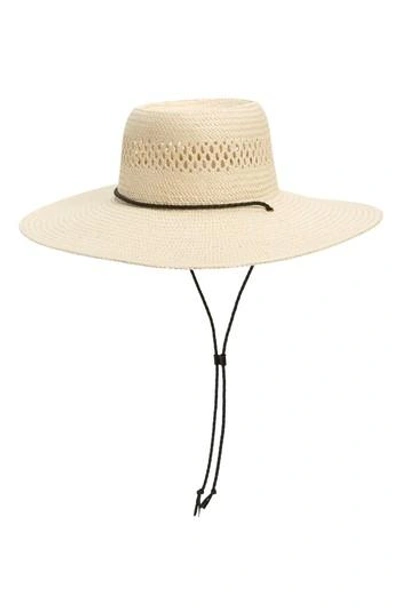 Madewell Stampede Straw Hat In Natural Straw