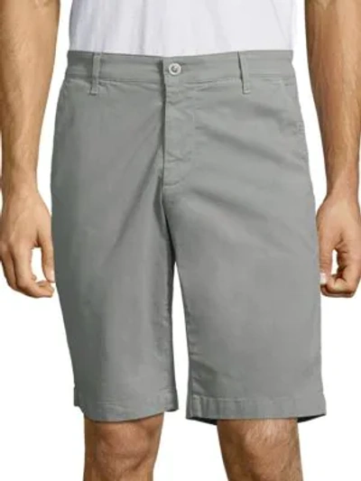 Ag Griffin Stretch Sateen Shorts In Cosmopolitan Grey