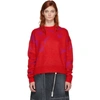 Mcq By Alexander Mcqueen Mcq Alexander Mcqueen Red And Pink Swallow Swarm Sweater