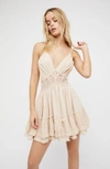 Free People 200 Degree Minidress In Light Grey