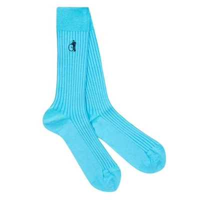 London Sock Co. Simply Sartorial Olde Turquoise