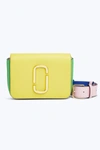 Marc Jacobs Saffiano Leather Hip Shot Convertible Shoulder/belt Bag In Daisy Yellow Multi/gold