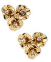 Kate Spade Shine On Flower Cluster Stud Earrings In Gold