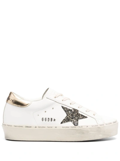 Golden Goose Hi Star Low-top Sneakers In White