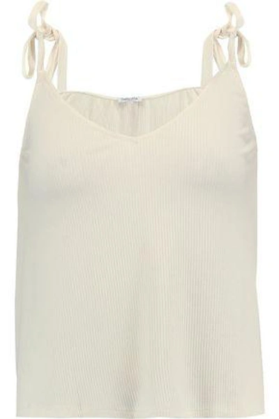 Splendid Woman Ribbed Jersey Tank Ecru