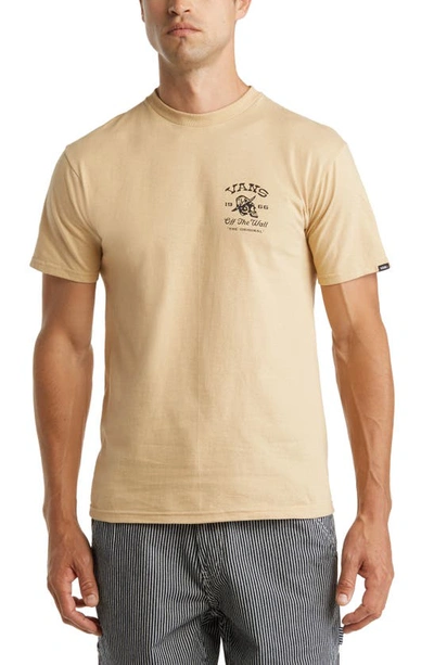 Vans Middle Of Nowhere Cotton Graphic T-shirt In Taos Taupe