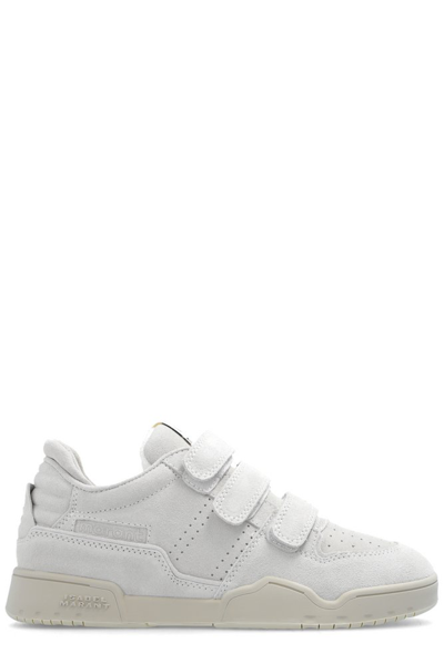 Isabel Marant Oney Low Top Trainer In Chalk