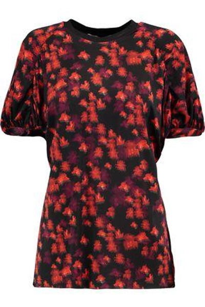 Givenchy Woman Printed Stretch-jersey Top Red