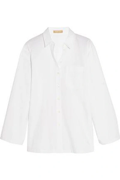 Michael Kors Woman Cotton-poplin Shirt White