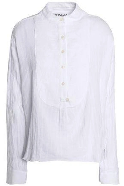 Derek Lam 10 Crosby Woman Cotton-gauze Shirt White