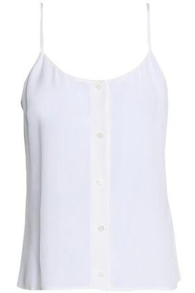 Equipment Woman Silk Crepe De Chine Camisole White