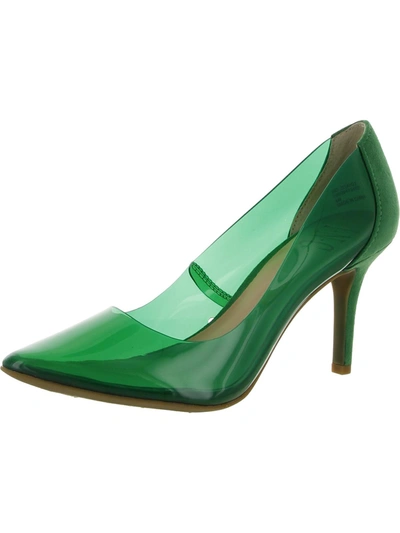 Inc Zitah Womens Glitter Pointed Toe Dress Heels In Green