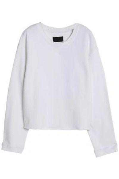 Rta Woman Cotton-terry Sweatshirt White