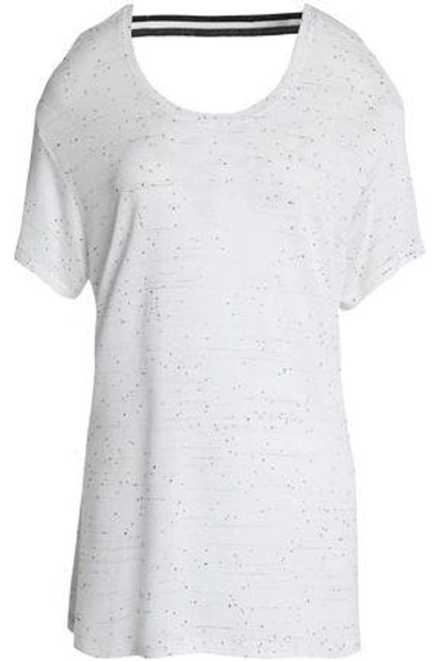 Koral Woman Mélange Jersey T-shirt Off-white