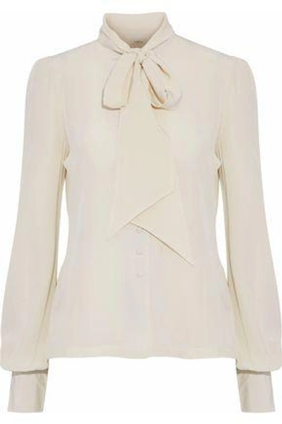 Talitha Woman Washed-silk Blouse Ivory