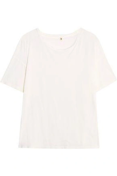 R13 Woman Micro Modal And Cotton-blend T-shirt White