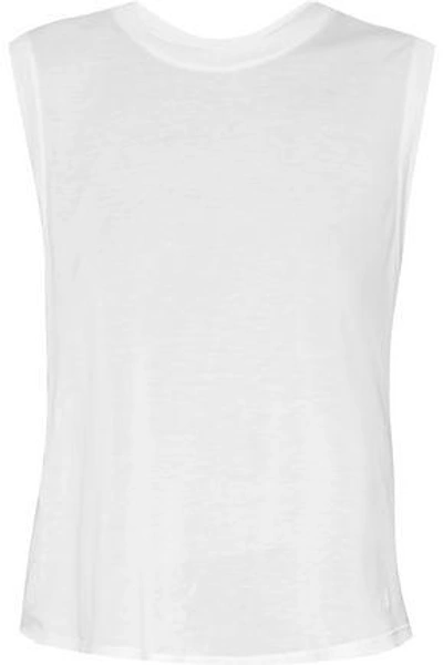 Enza Costa Woman Stretch-jersey Tank White