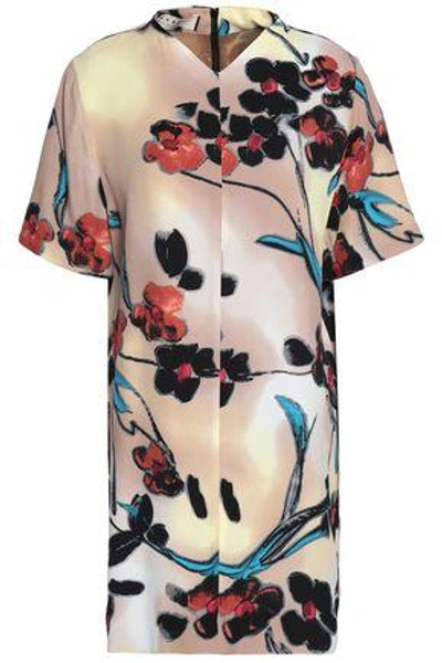 Marni Woman Printed Crepe Tunic Sand