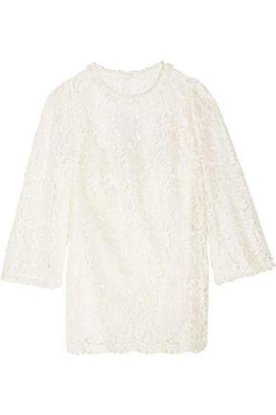 Dolce & Gabbana Woman Corded Lace Top White