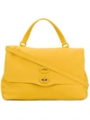 Zanellato Twist-lock Tote Bag In Yellow