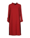 Alessandro Dell'acqua Knee-length Dresses In Red