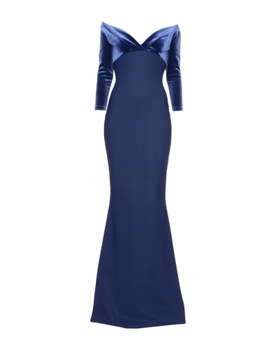 Chiara Boni La Petite Robe Long Dresses In Dark Blue