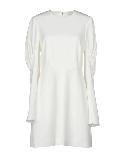 Tibi Short Dresses In White