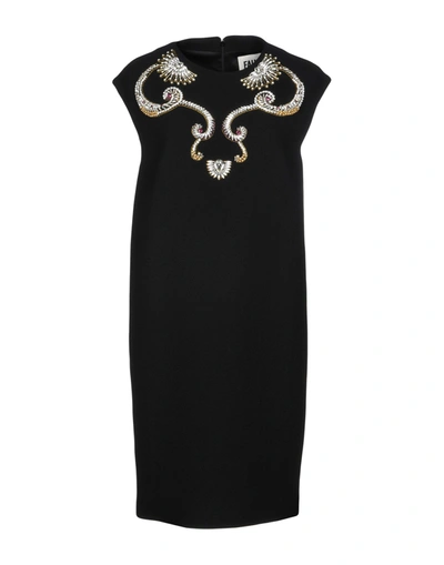 Fausto Puglisi Short Dress In Black