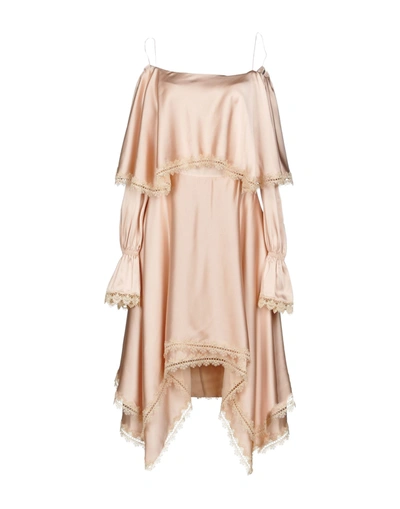 Jonathan Simkhai Short Dress In Light Pink