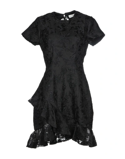 Zimmermann Short Dress In Black