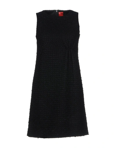 Red Valentino Short Dress In Black