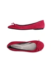 Anna Baiguera Ballet Flats In Garnet