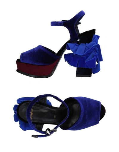 Tipe E Tacchi Sandals In Blue