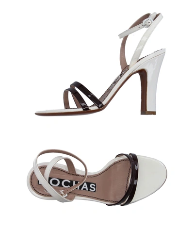 Rochas Sandals In Dark Brown