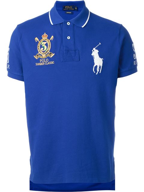 Polo Ralph Lauren Embroidered Logo Polo Shirt | ModeSens