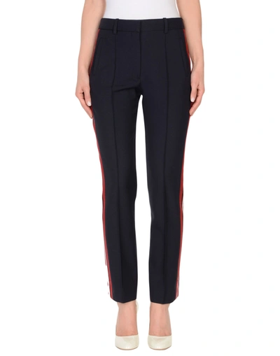 Victoria Victoria Beckham Casual Trousers In Dark Blue