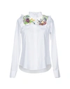 Manoush Solid Color Shirts & Blouses In White