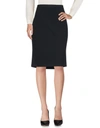 Boutique Moschino Knee Length Skirts In Black