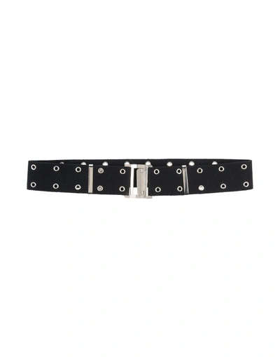 Msgm High-waist Belt In Black