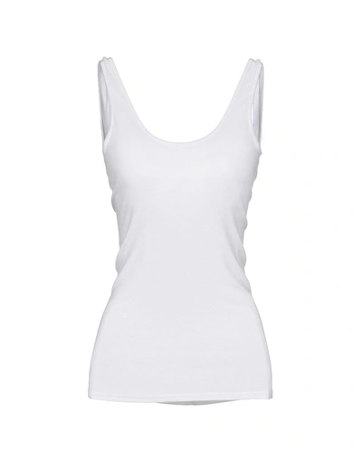 Enza Costa Tank Top In White