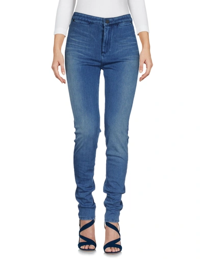 Acynetic Denim Trousers In Blue