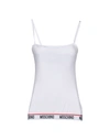 Moschino Tank Top In White