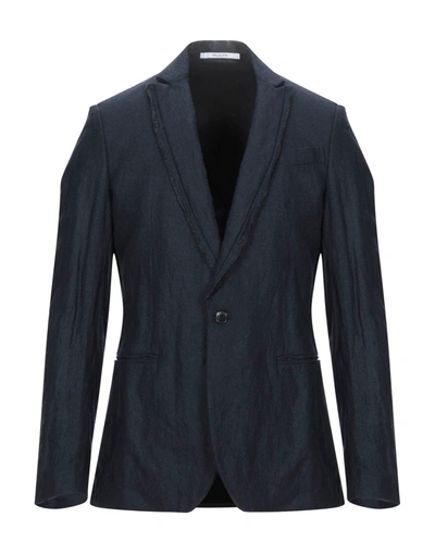 Aglini Suit Jackets In Dark Blue