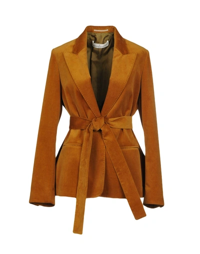 Golden Goose Suit Jackets In Camel