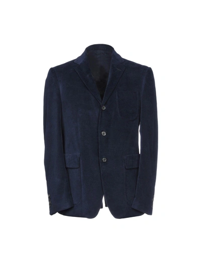 Wooster + Lardini Blazer In Dark Blue