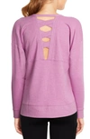 Balance Collection Cammy Crosscross Back Pullover In H. Radiant Orchid